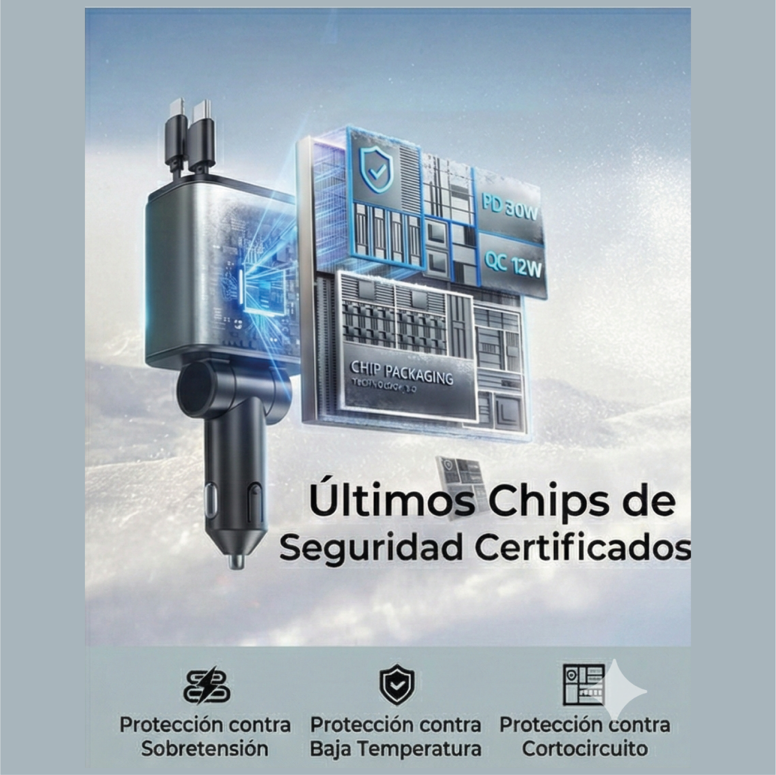 Cargador para automóvil de carga rápida - Imagen 3